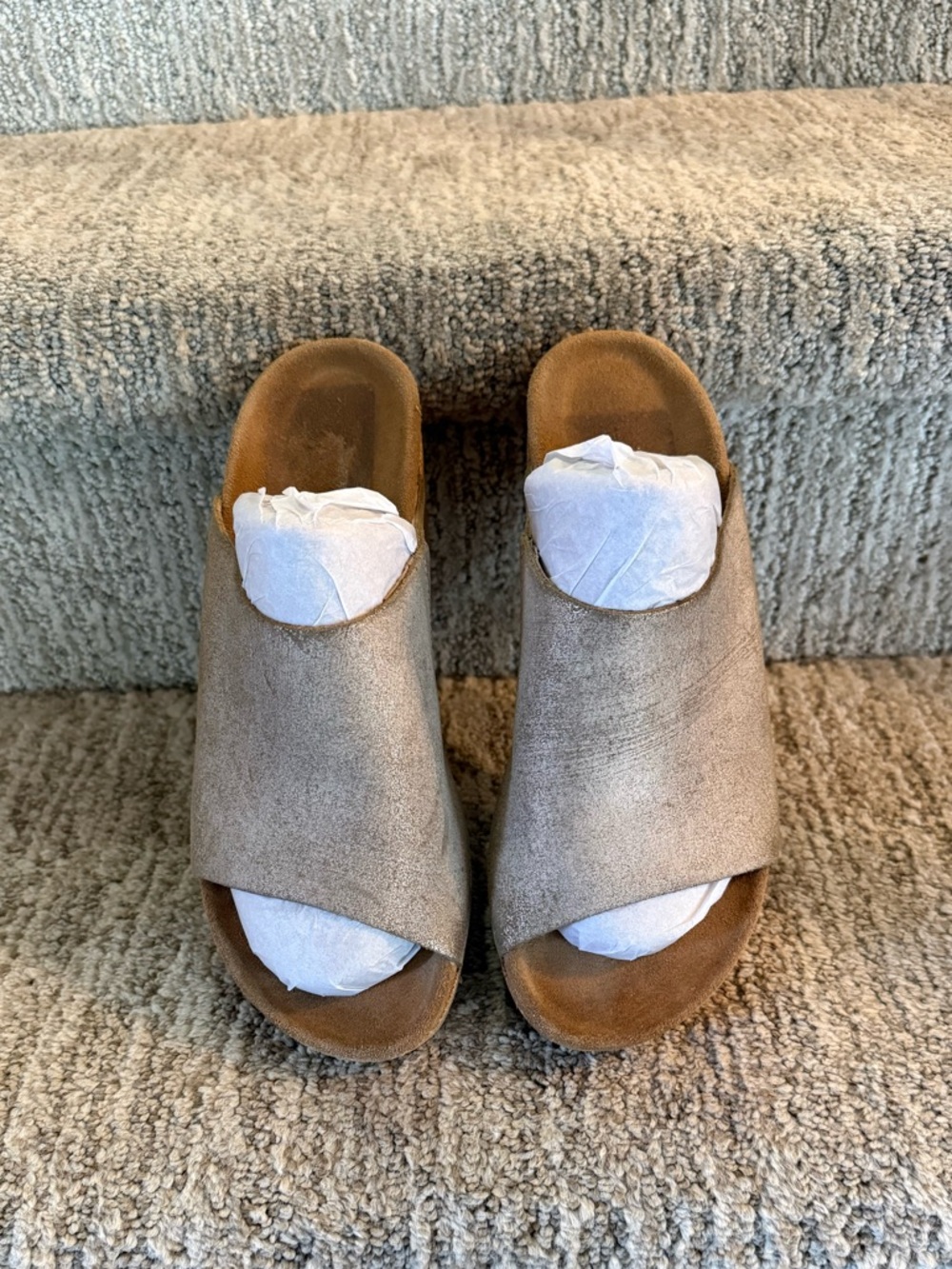 Birkenstock Papillio Namica Washed Metallic Rose Gold